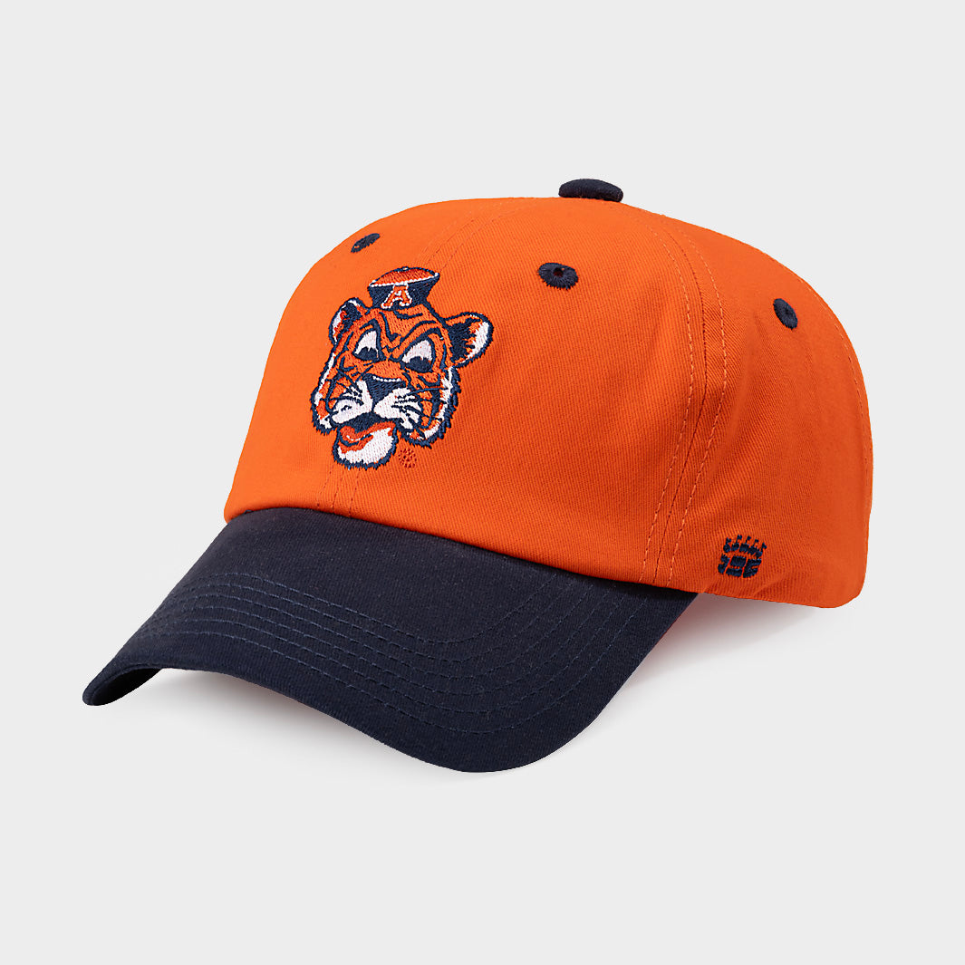 Show Your Auburn Tigers Pride with This Retro Logo Two-Tone Dad Hat