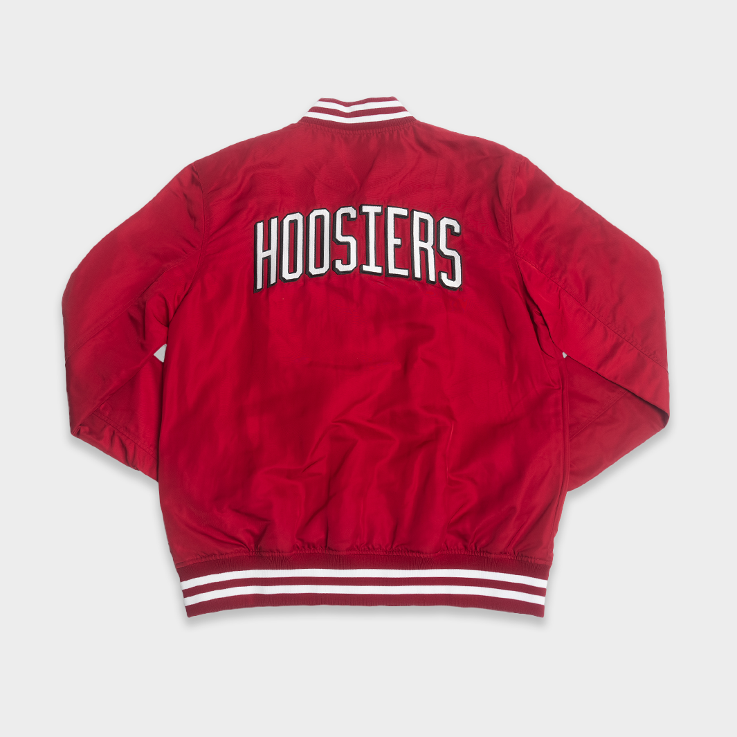 IU Hoosiers Vintage-Inspired Drop Shadow Logo Bomber Jacket