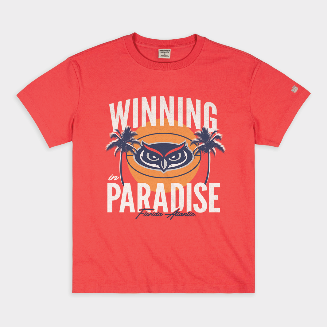 FAU Basketball: Win in Paradise Vintage Heavyweight Tee