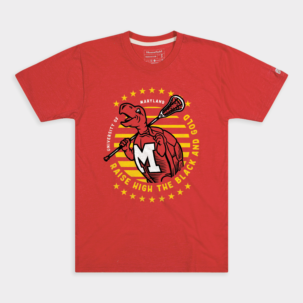 Show Your Love for Maryland Terrapins with This Vintage-Inspired Lacrosse Tee