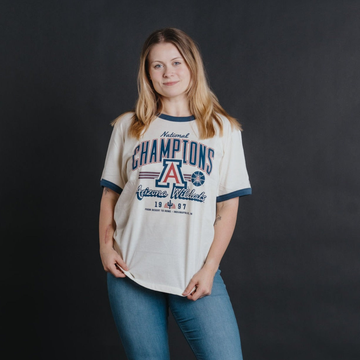 Champion Arizona Wildcats 1997 Ringer Tee