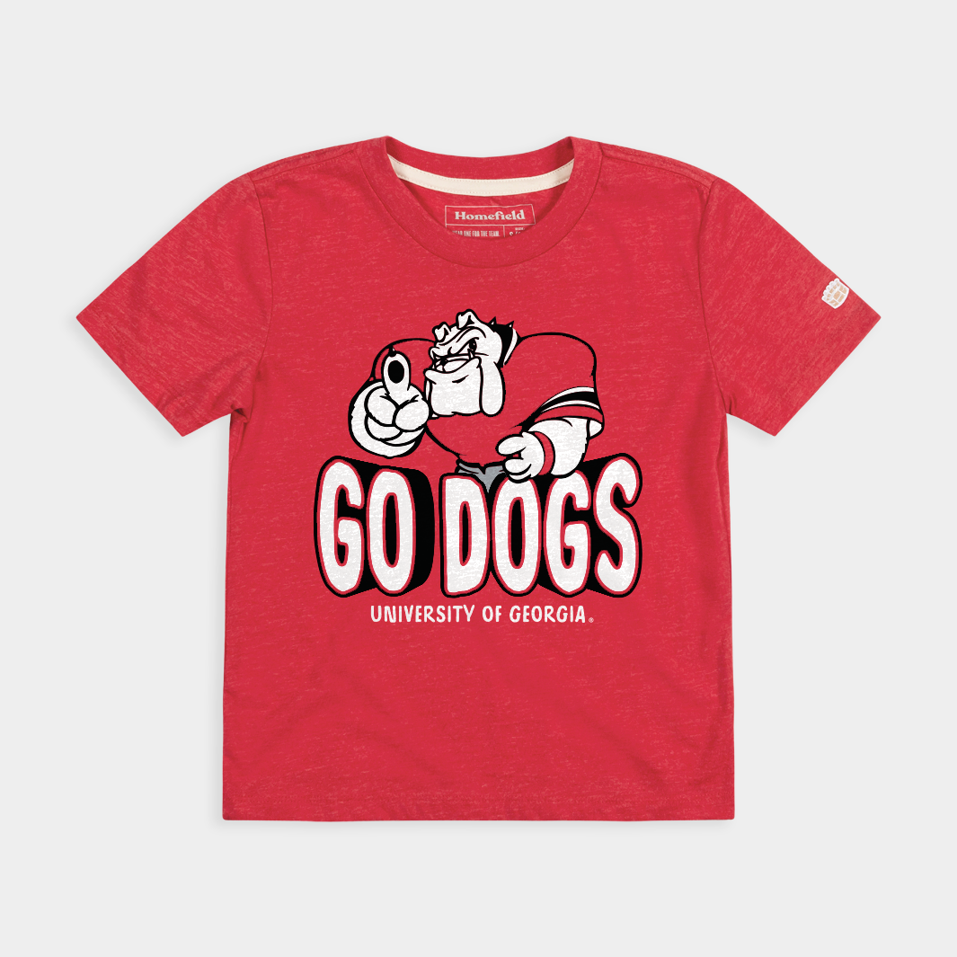 Georgia Bulldogs Youth 'Go Dogs' Tee