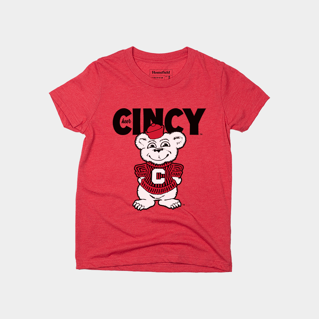 Adorable Cheer Cincy Bearcats Youth Tee