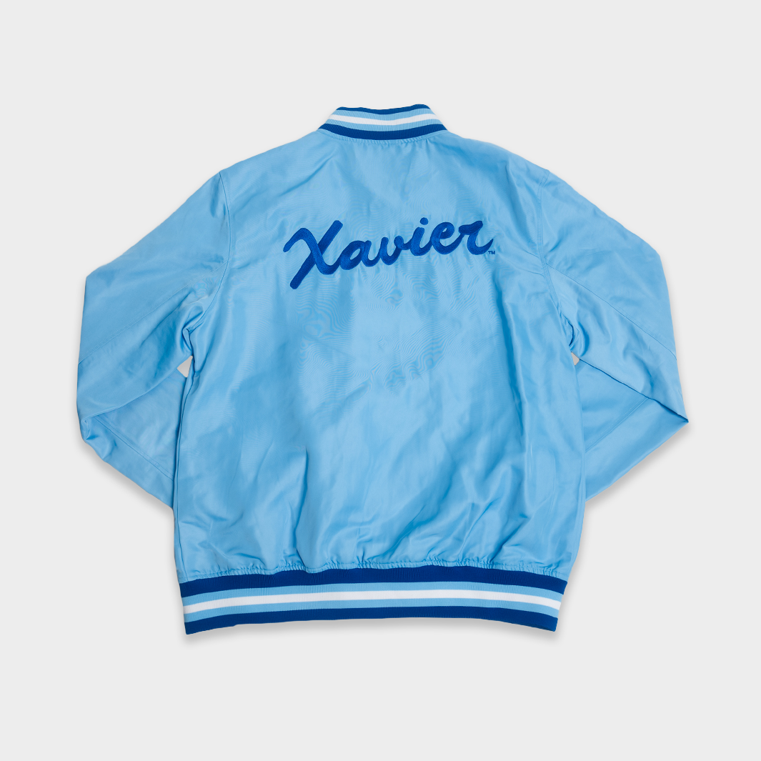 Xavier Musketeers' Timeless Vintage Logo Bomber Jacket