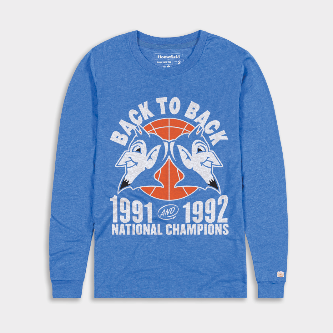 Celebrate Duke's 1991 & 1992 National Championships with This Long Sleeve