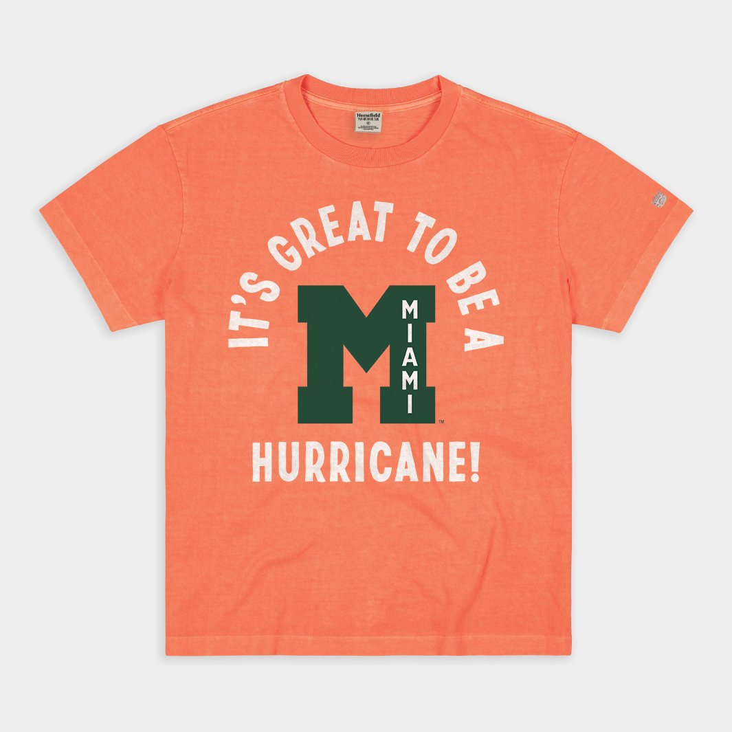 Show Your Miami Hurricane Pride with This Vintage Heavyweight Tee