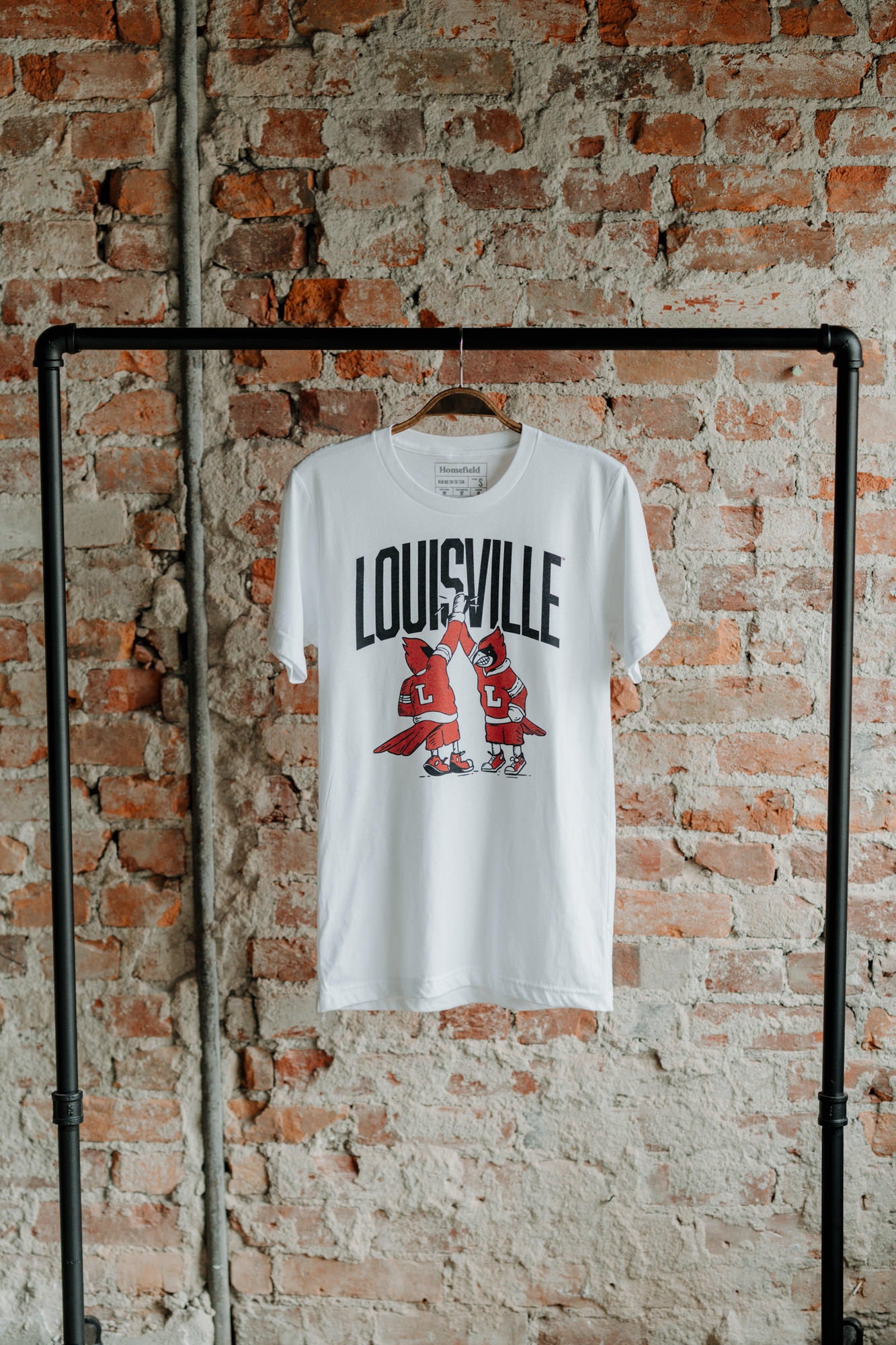 Louisville Cardinals High - Five Fan Tee