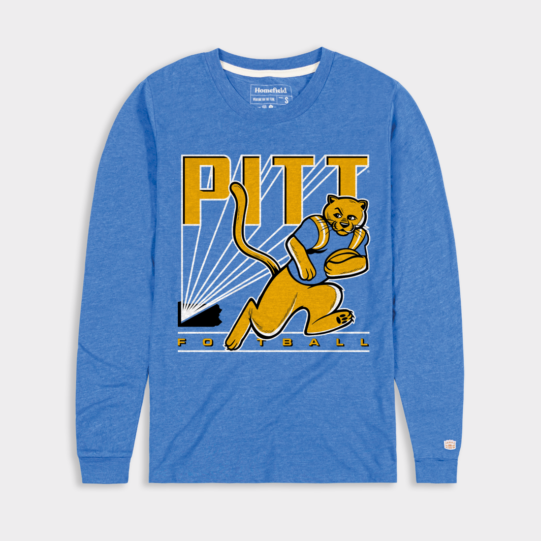 Show Your Pitt Pride! Vintage Pitt Panthers Football ROC Long Sleeve