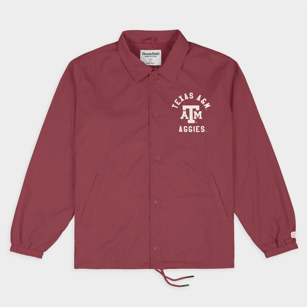 Texas A&M Aggies Classic Monogram Coaches Jacket - Show Your Team Spirit!