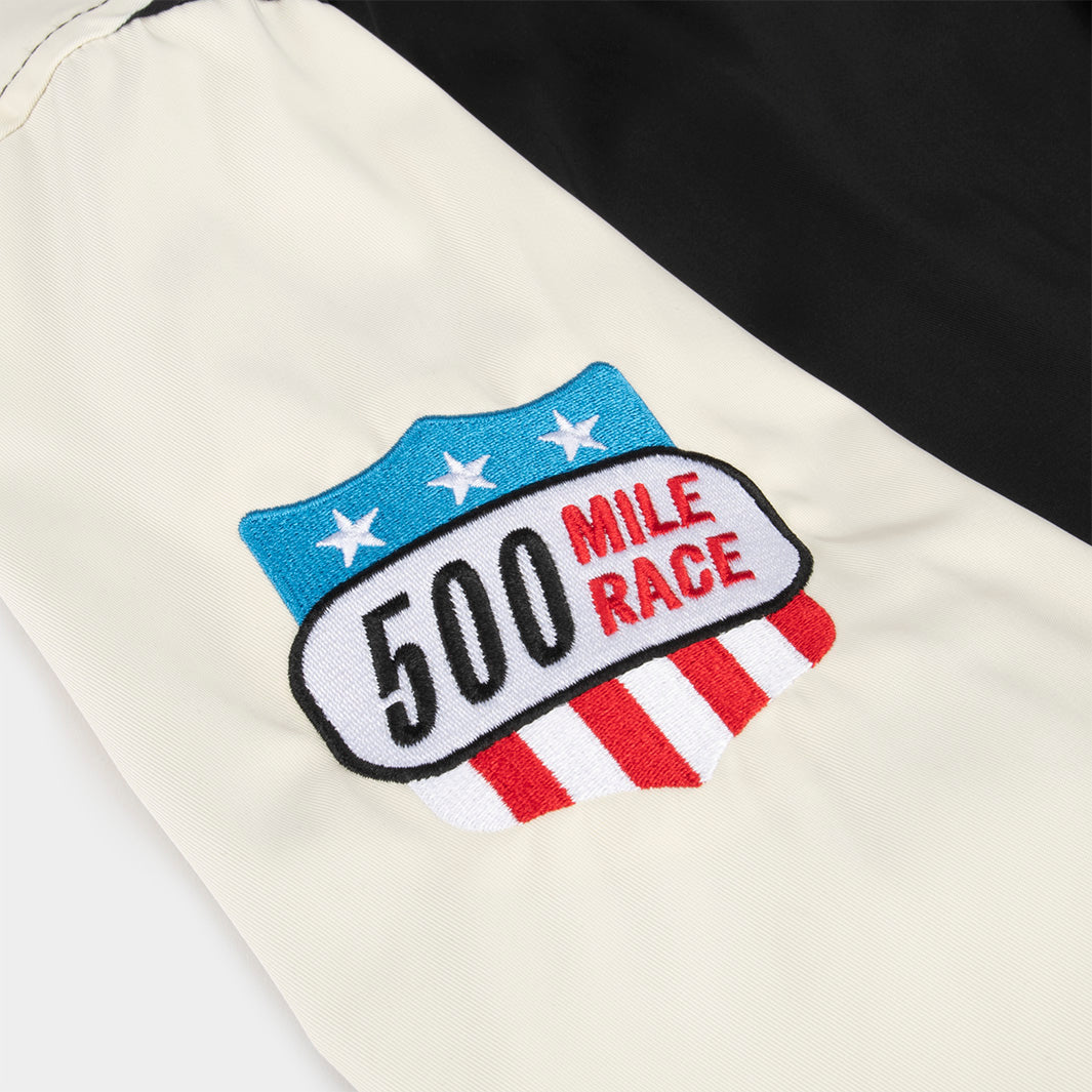 Rev up your style with the IMS Indianapolis 500 Checkered Flag Bomber Jacket