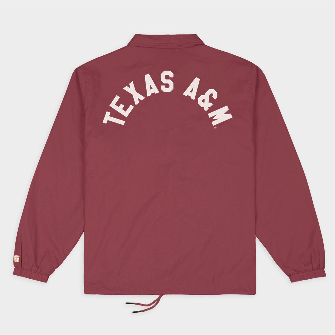 Texas A&M Aggies Classic Monogram Coaches Jacket - Show Your Team Spirit!
