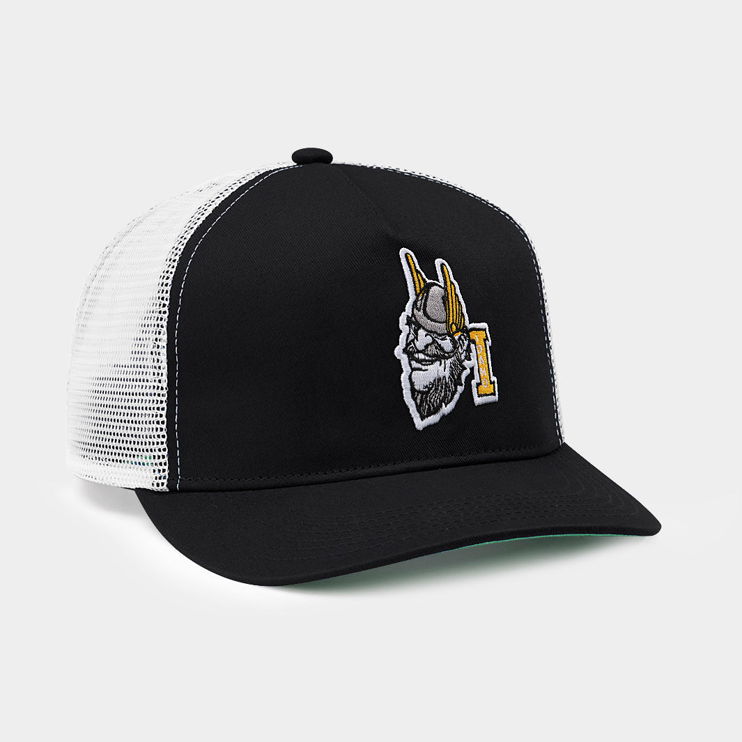 Get Cheerful with Idaho Vandals Retro Logo Trucker Hat