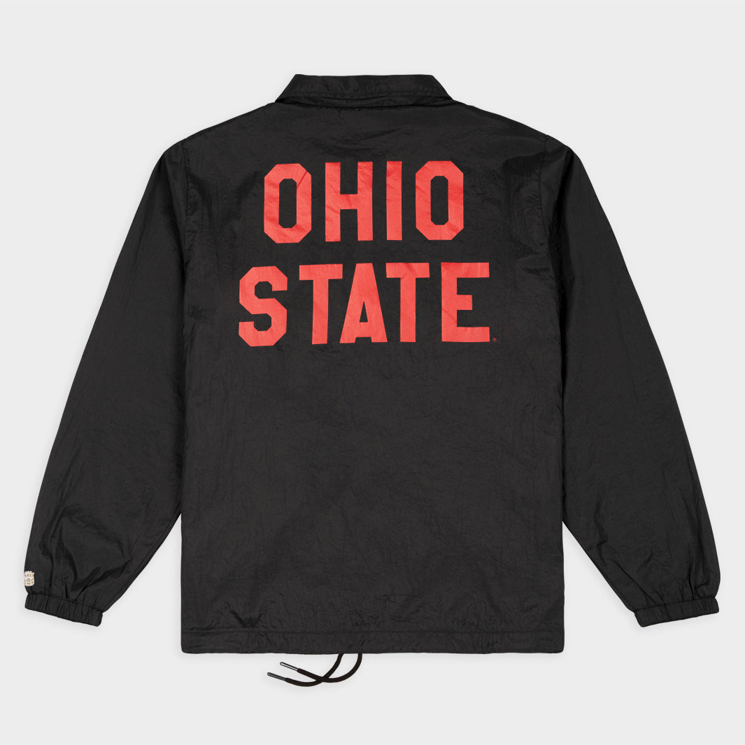 Ohio State 70s Block O Coaches Jacket - A Timeless Tribute to Football Glory