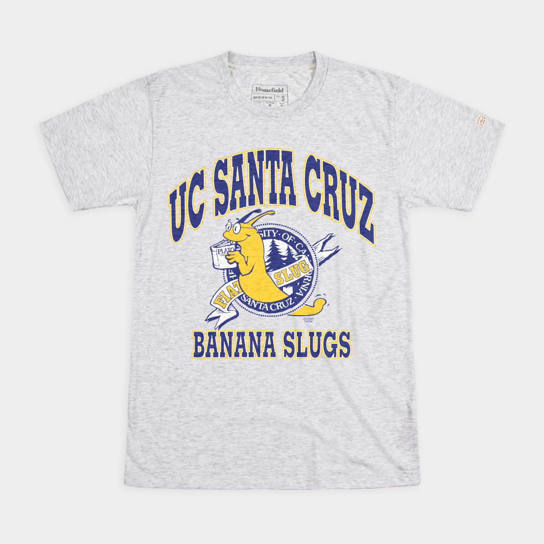 UC Santa Cruz Fiat Slug Banana Slugs Crest Tee - A Must-Have for Fans