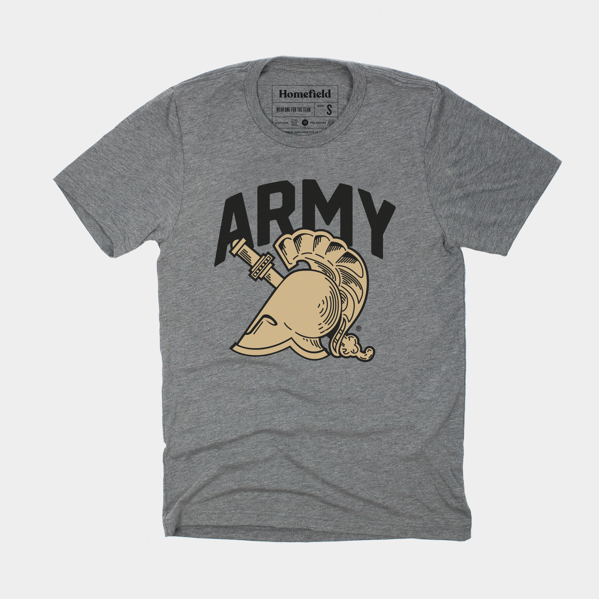 Vintage Army-Inspired Helmet Tee