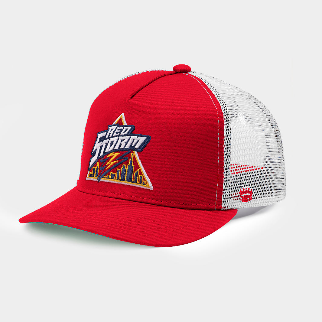 St. John's Red Storm Vintage Logo Trucker Hat - A Must-Have for Fans!