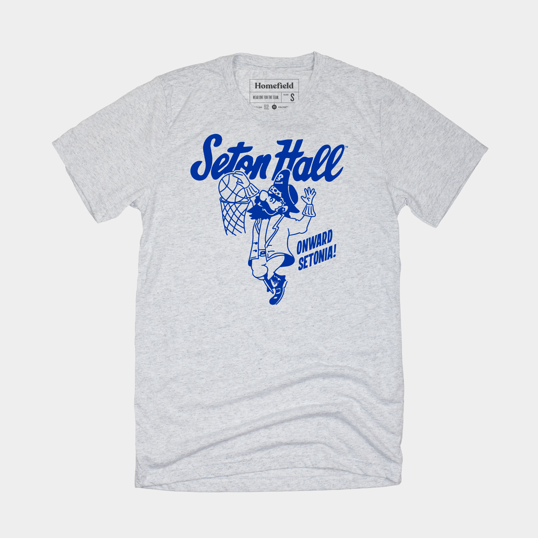 Seton Hall Dunking Pirate Tee