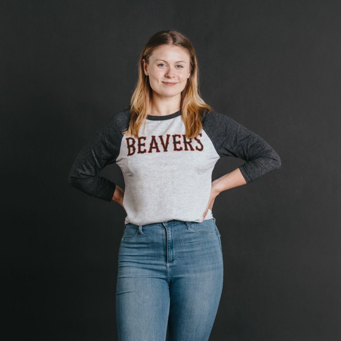 Show Your OSU Pride with This Vintage Beavers Baseball Uniform Tee
