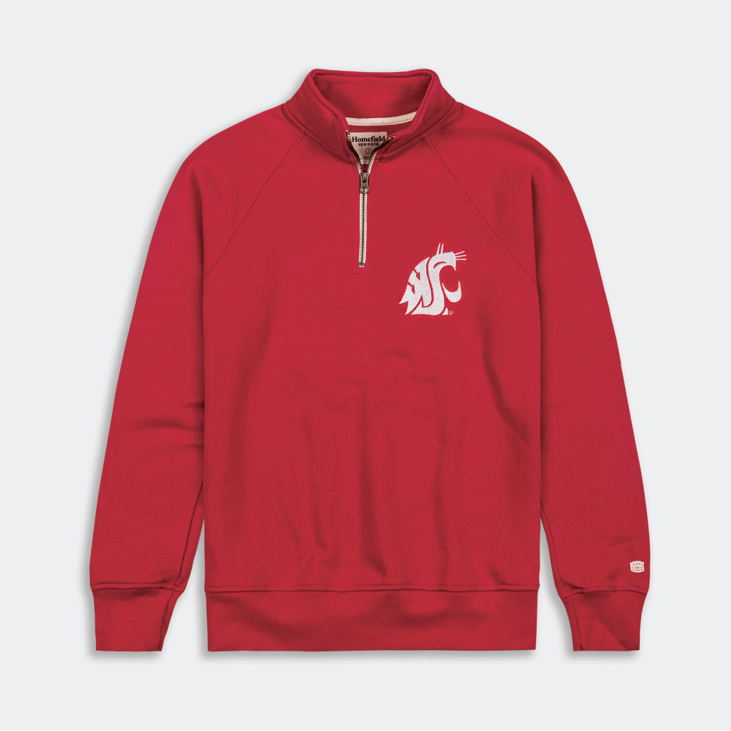 Show Your WSU Pride with the Cougar Head Logo Quarter Zip