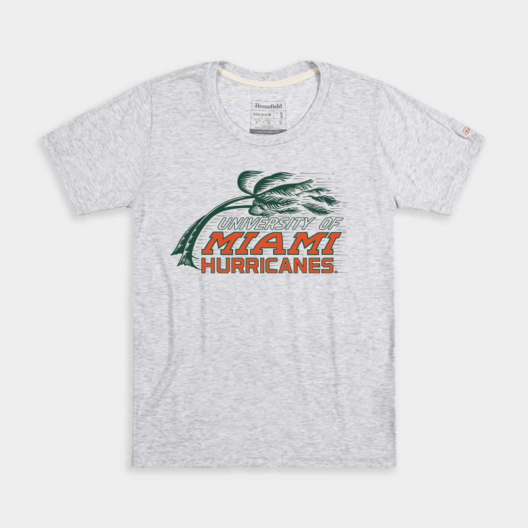 Vintage Miami Hurricanes Palms Women's Fashion Tee