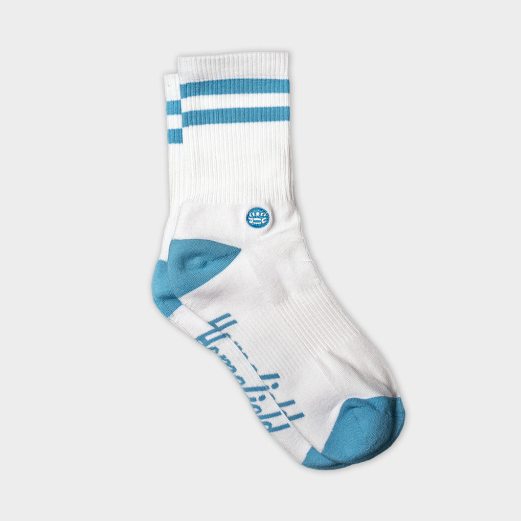 Sky Blue Crew Socks for Game Day - Core Collection