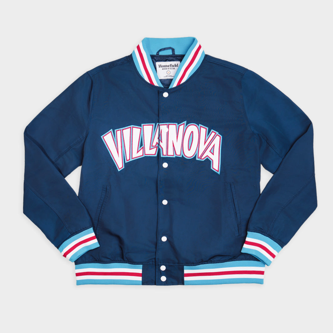 Villanova Wildcats 90s Retro Basketball Bomber Jacket - A Must-Have for Fans!