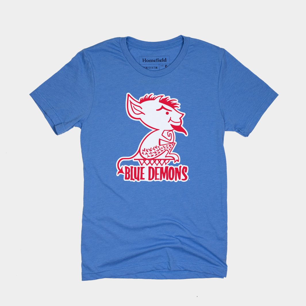 Relive DePaul Blue Demons' Glory Days with This Vintage Basketball Tee