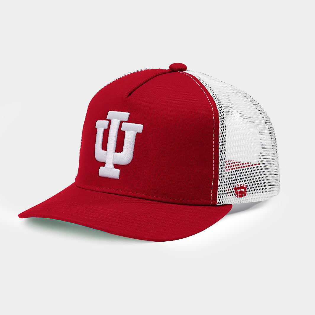 Eye-Catching Indiana Hoosiers IU Trident Trucker Hat