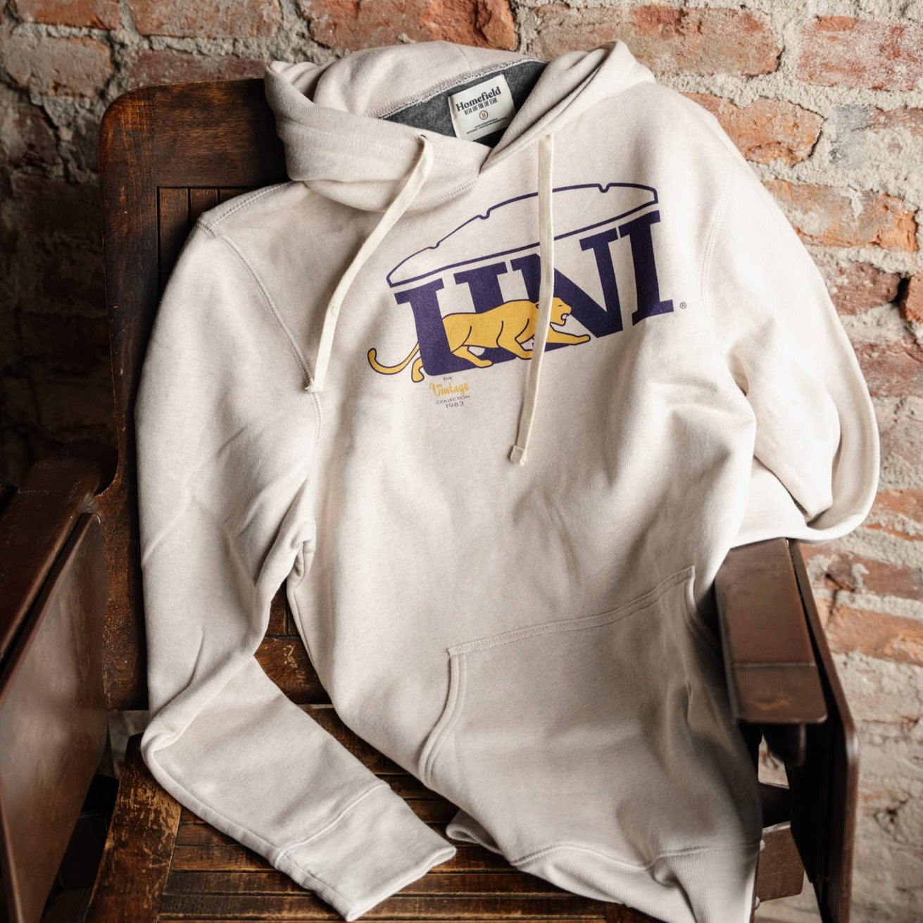 Unleash Your Spirit with the Northern Iowa Walking Panther Logo Hoodie