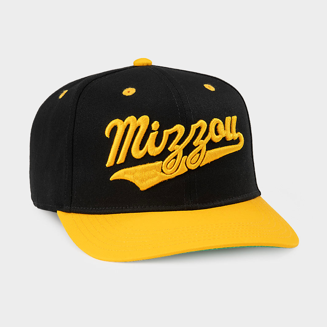 Mizzou Tigers Vintage Script Snapback Hat