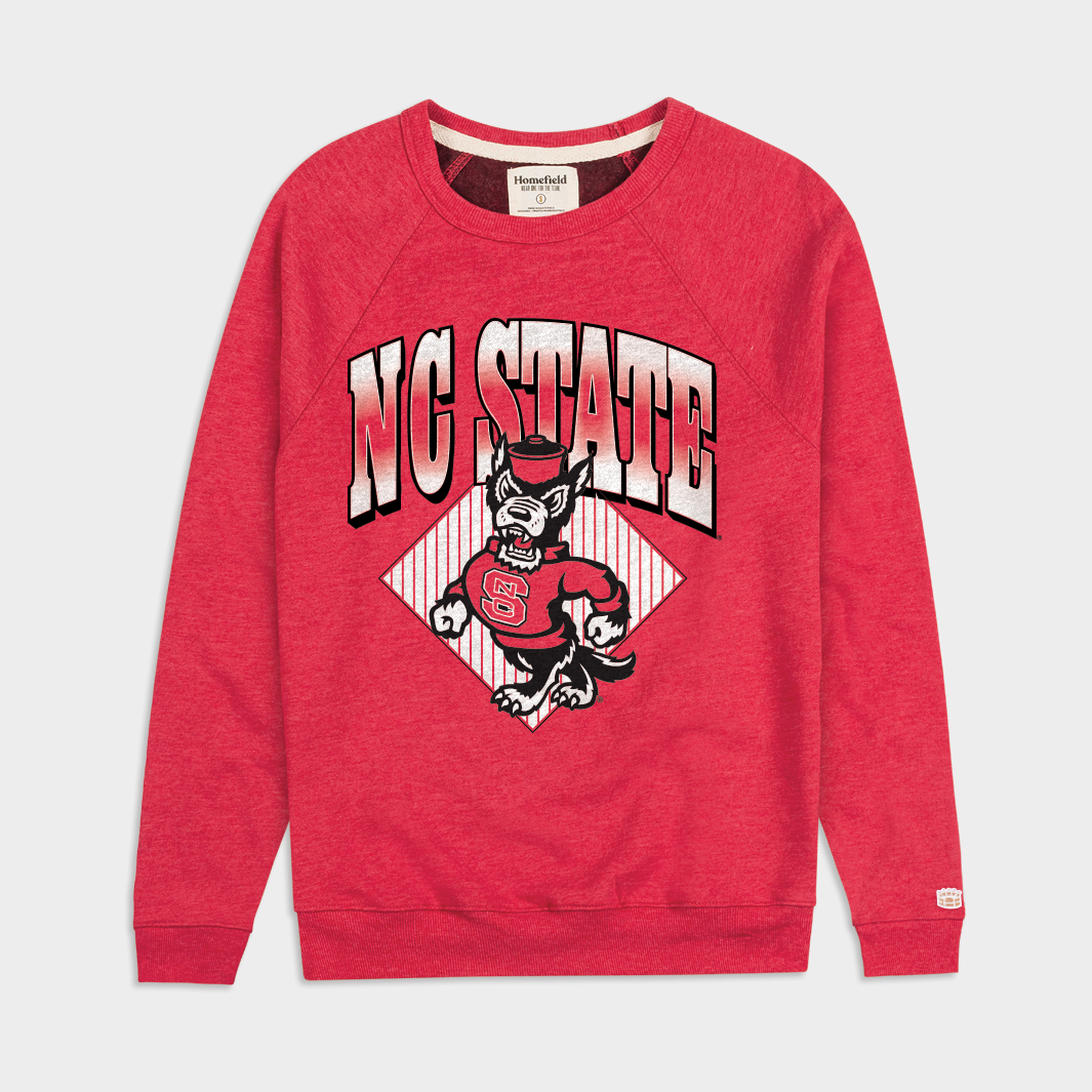 Step Back in Time with the NC State Wolfpack '80s Vintage-Inspired Crewneck