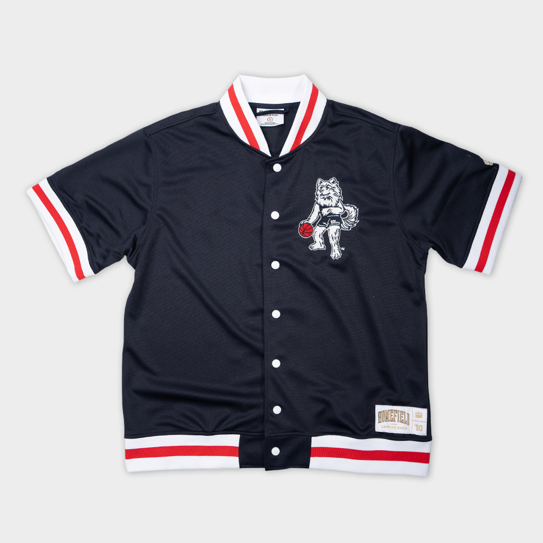 Relive the Glory: UConn Men's 1990 Vintage Basketball Shooting Shirt