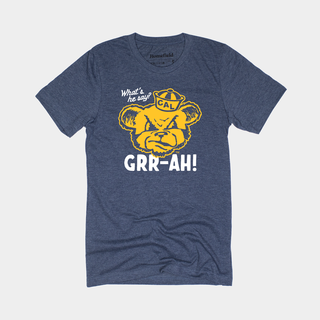 Vintage Oski 'Grr-ah!' Cal Tee - Show Your Golden Bears Pride!