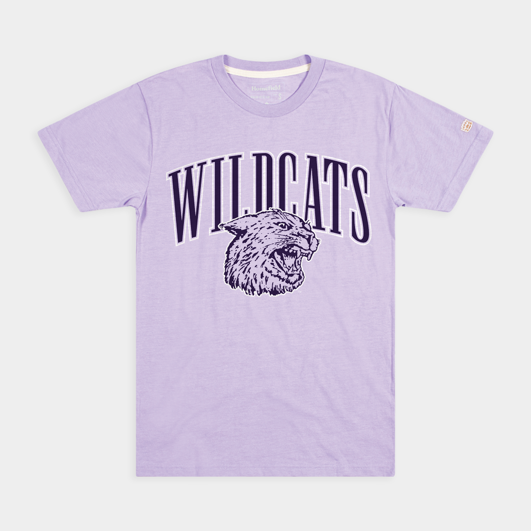 Lucky Lavender Kansas State Wildcats Retro Tee