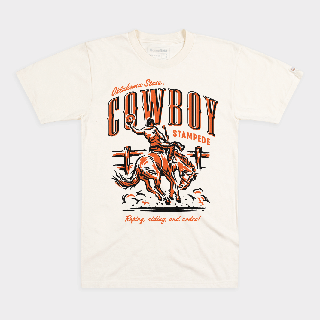 Honor the Cowboy Stampede with This Stunning Oklahoma State Tee