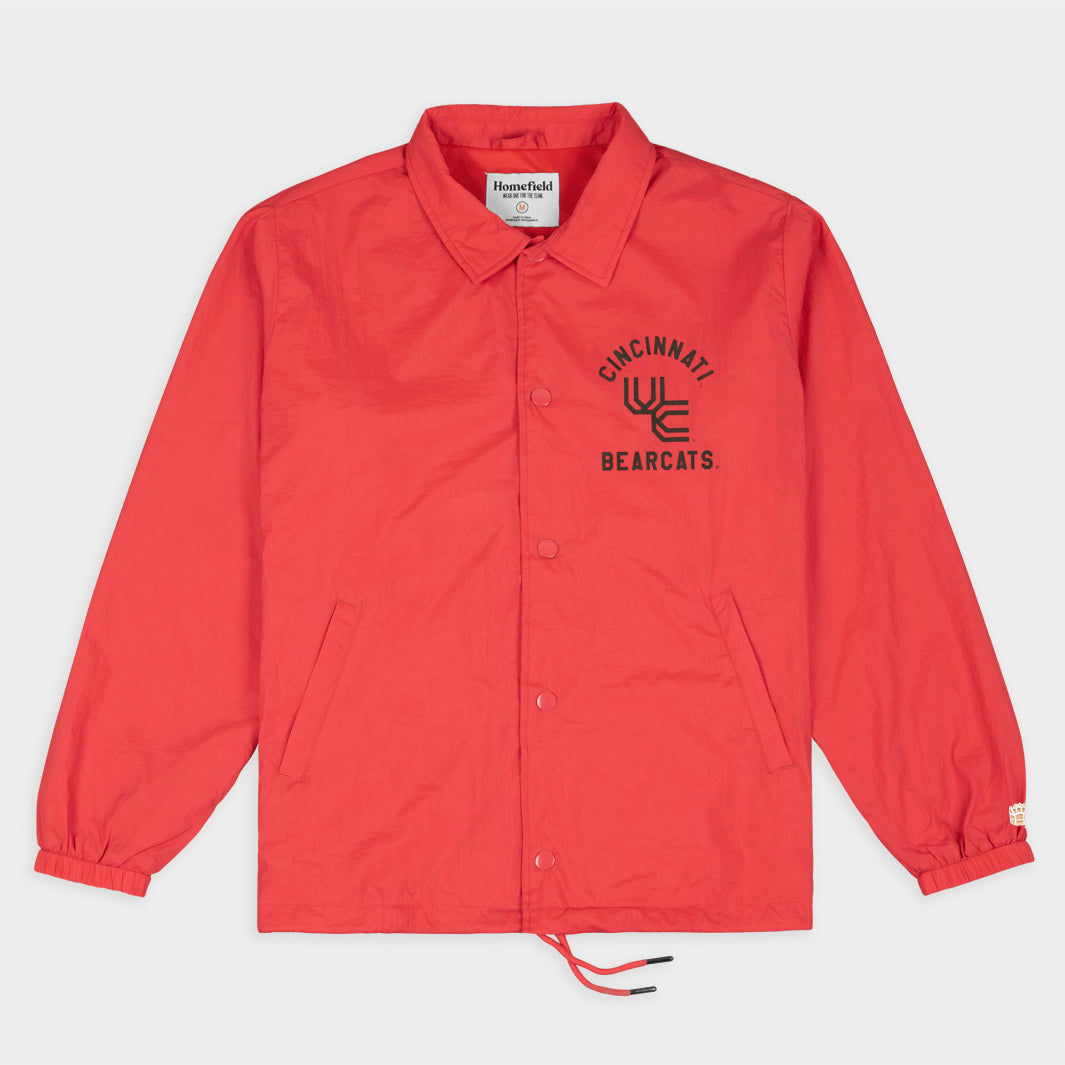 Cincinnati Retro UC Logo Coaches Jacket - A Timeless Tribute to Football Tradition