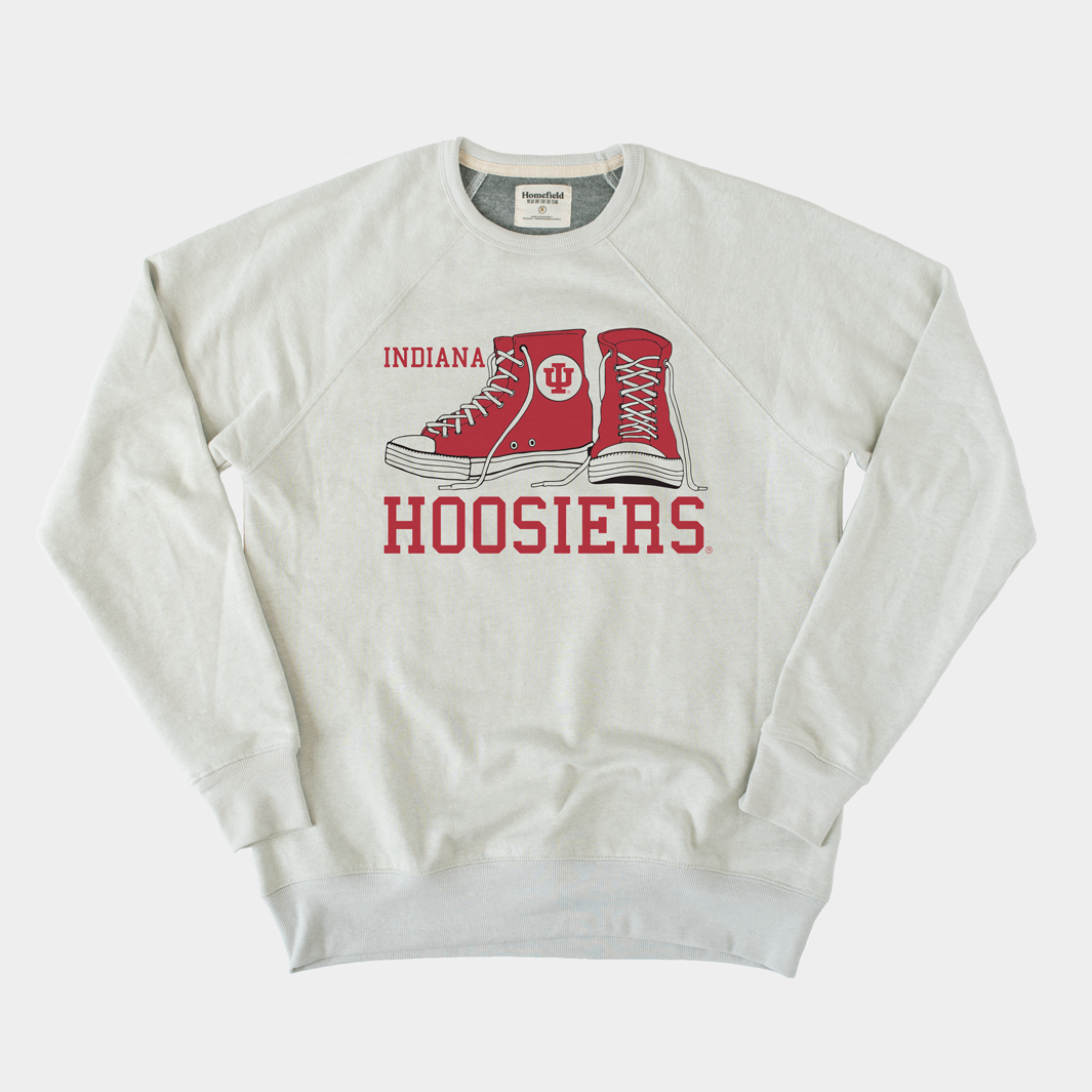 IU Vintage Sneakers-Inspired Crewneck Sweatshirt
