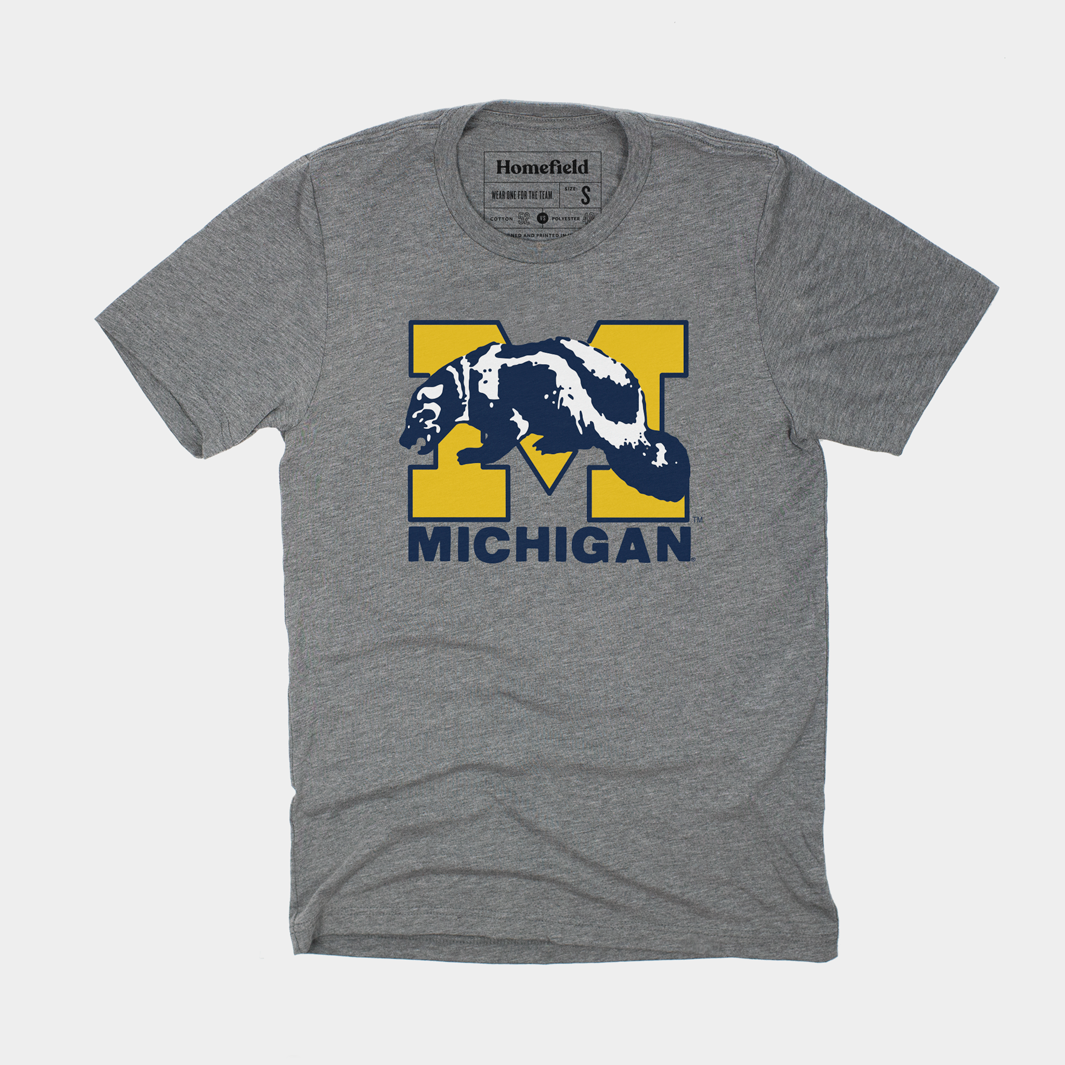 Relive the Glory: University of Michigan Wolverines Retro Tee