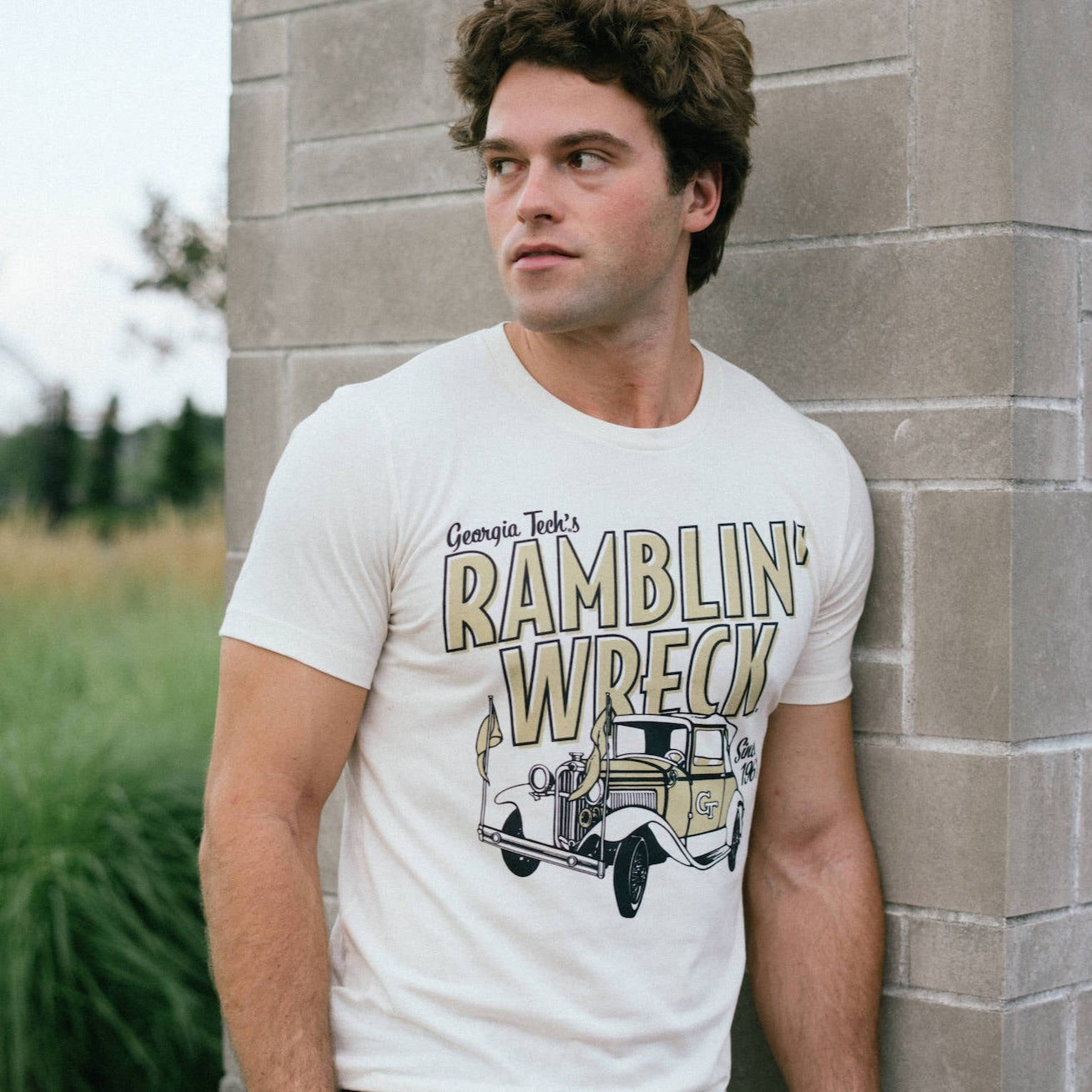 Show Your Georgia Tech Pride with the Ramblin' Wreck Vintage Tee