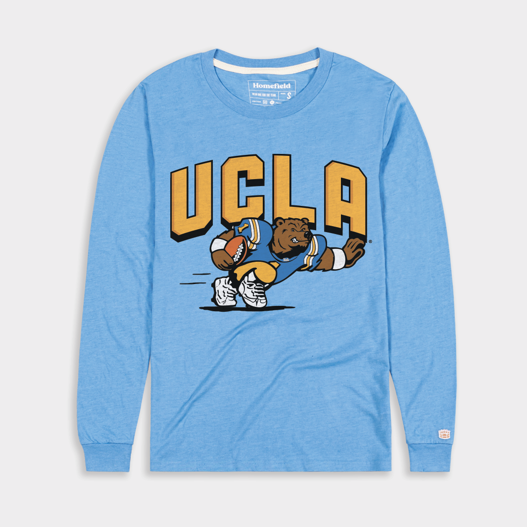 UCLA Bruins' Dynamic Joe Bruin Football Long Sleeve