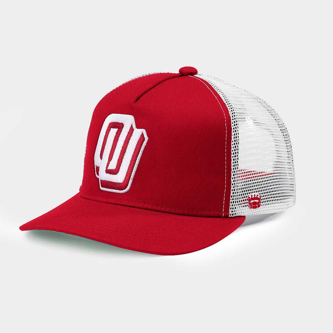 Relive the Glory: Oklahoma OU Disco Logo Trucker Hat