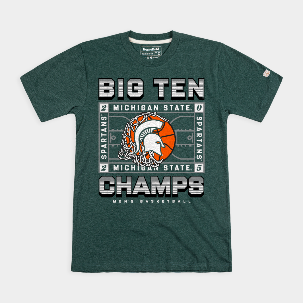 Celebrate Michigan State Men's 2025 Big Ten Champs! Tee