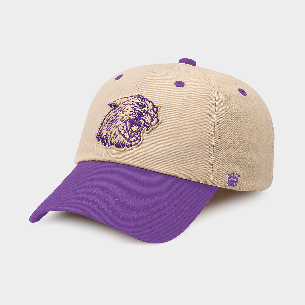 Kansas State Wildcats Vintage-Inspired Two-Tone Dad Hat with Throwback Logo