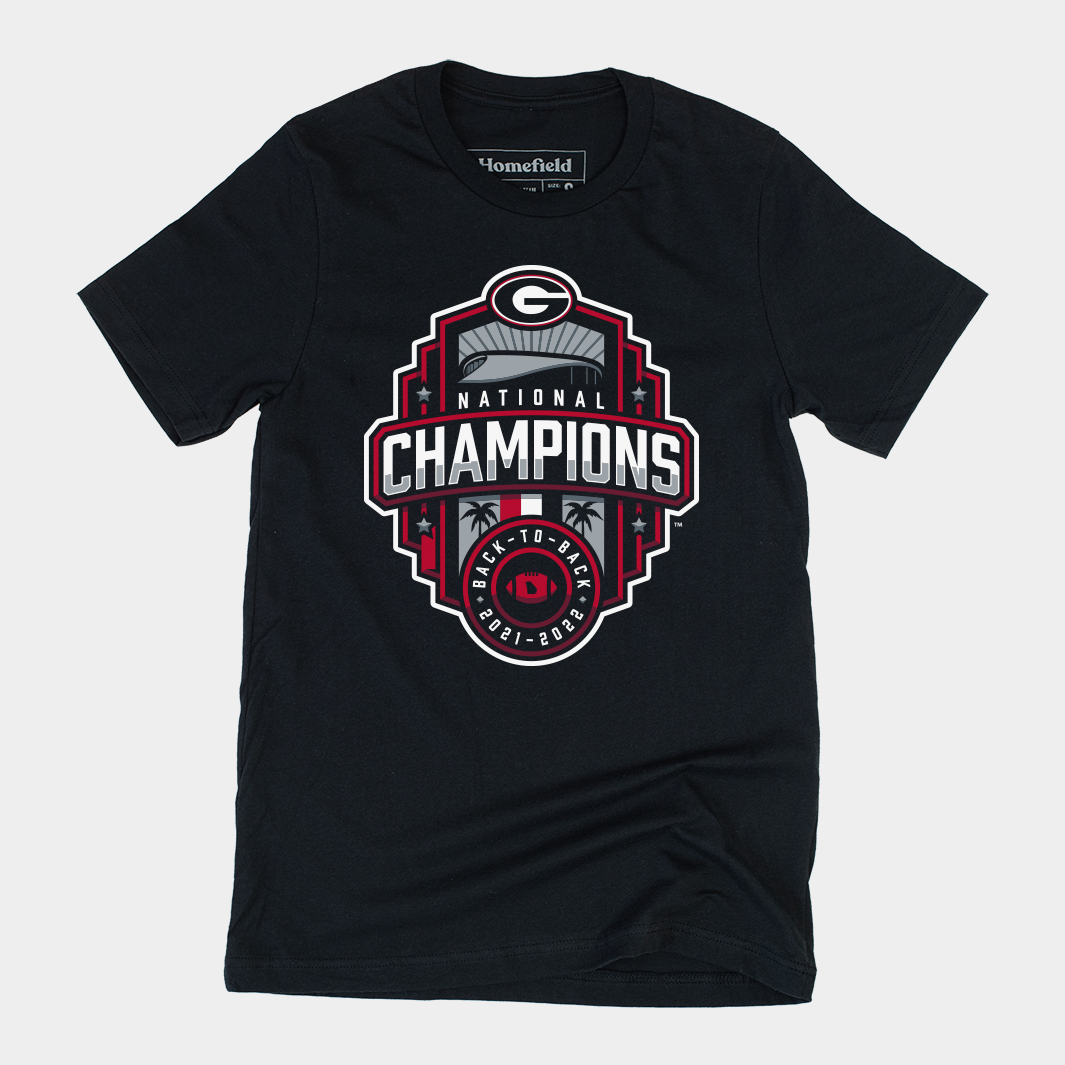 Celebrate Georgia's 2022 National Championship Victory Tee