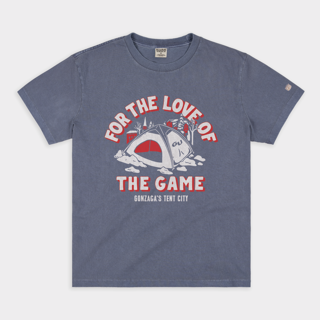 Gonzaga Basketball Season Vintage Heavyweight Tribute Tee