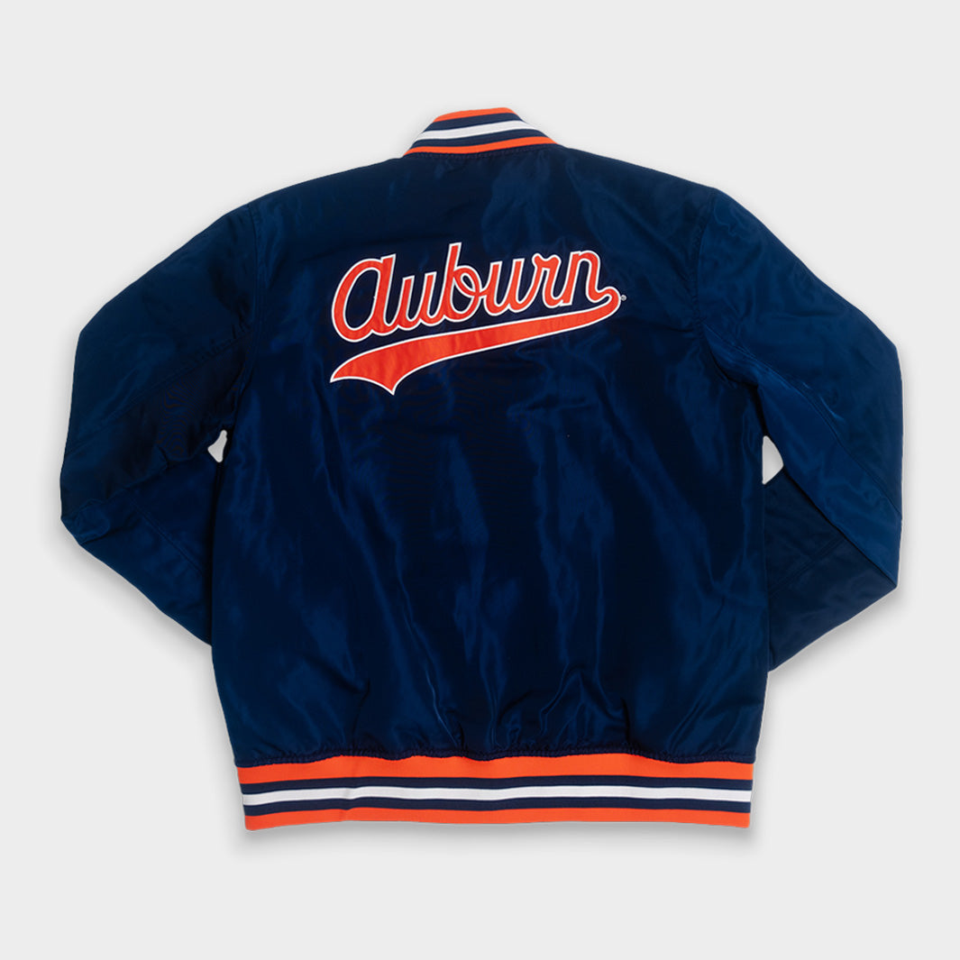 Auburn Tigers Retro War Eagle Logo Bomber Jacket - A Must-Have for Fans!