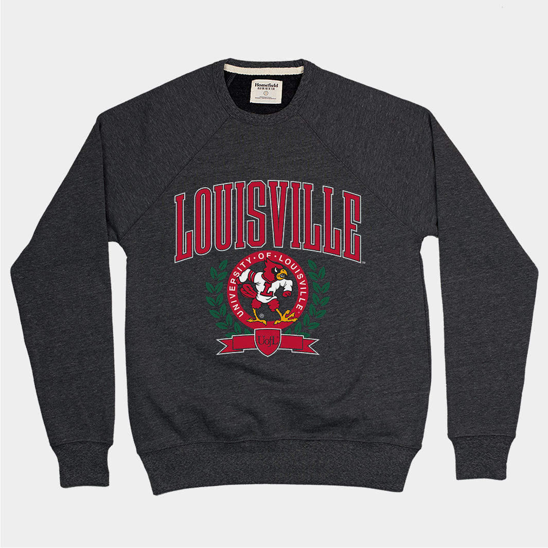 Louisville Crest Crewneck - A Tribute to Louisville's Legacy