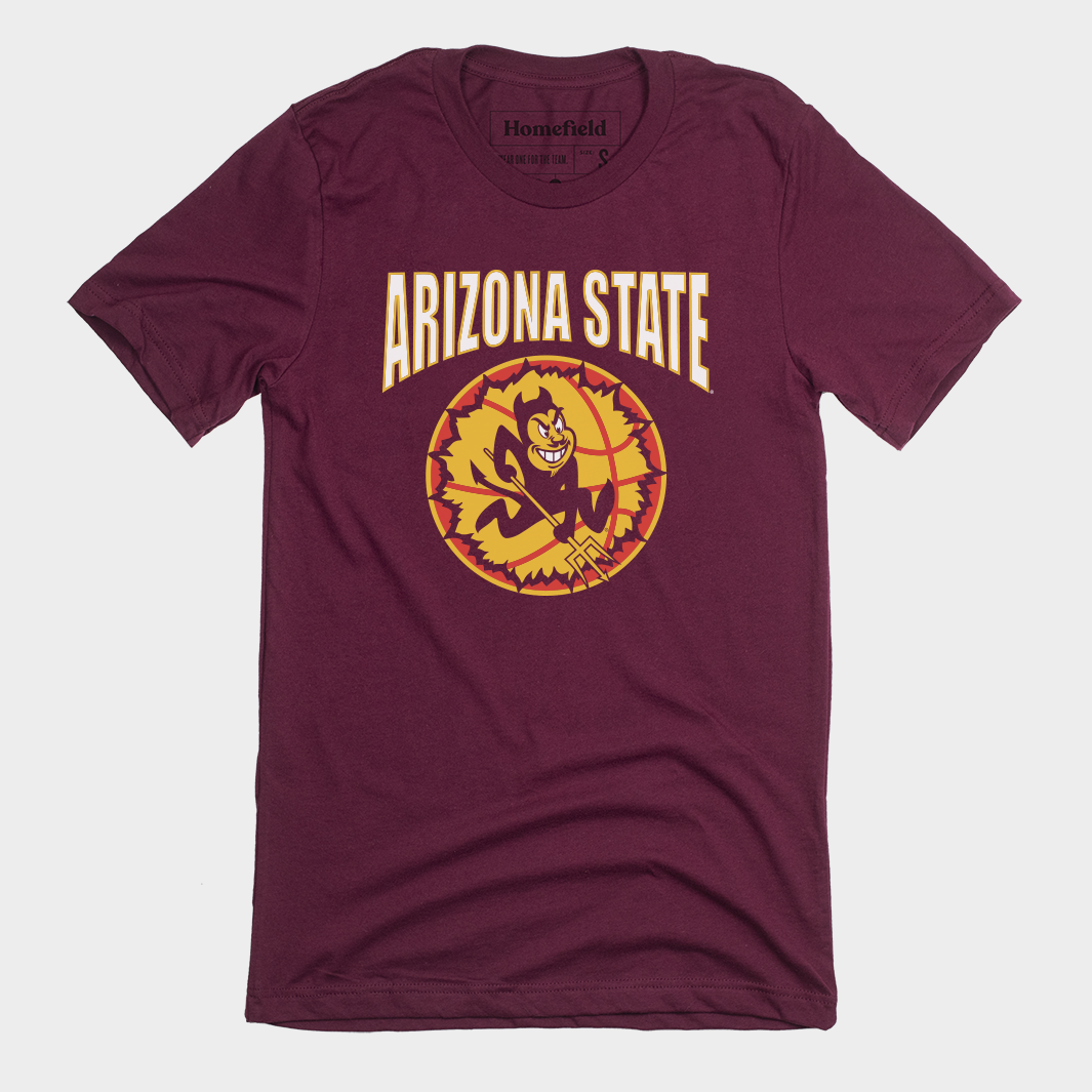 Relive the Glory: Arizona State Sun Devils Vintage Basketball Tee