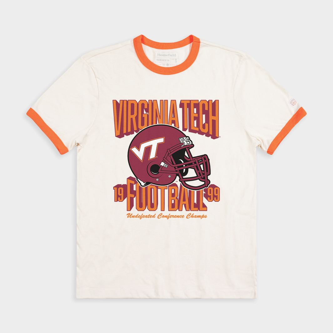 Virginia Tech 1999 Conference Champs Football Tee - A Tribute to Glory