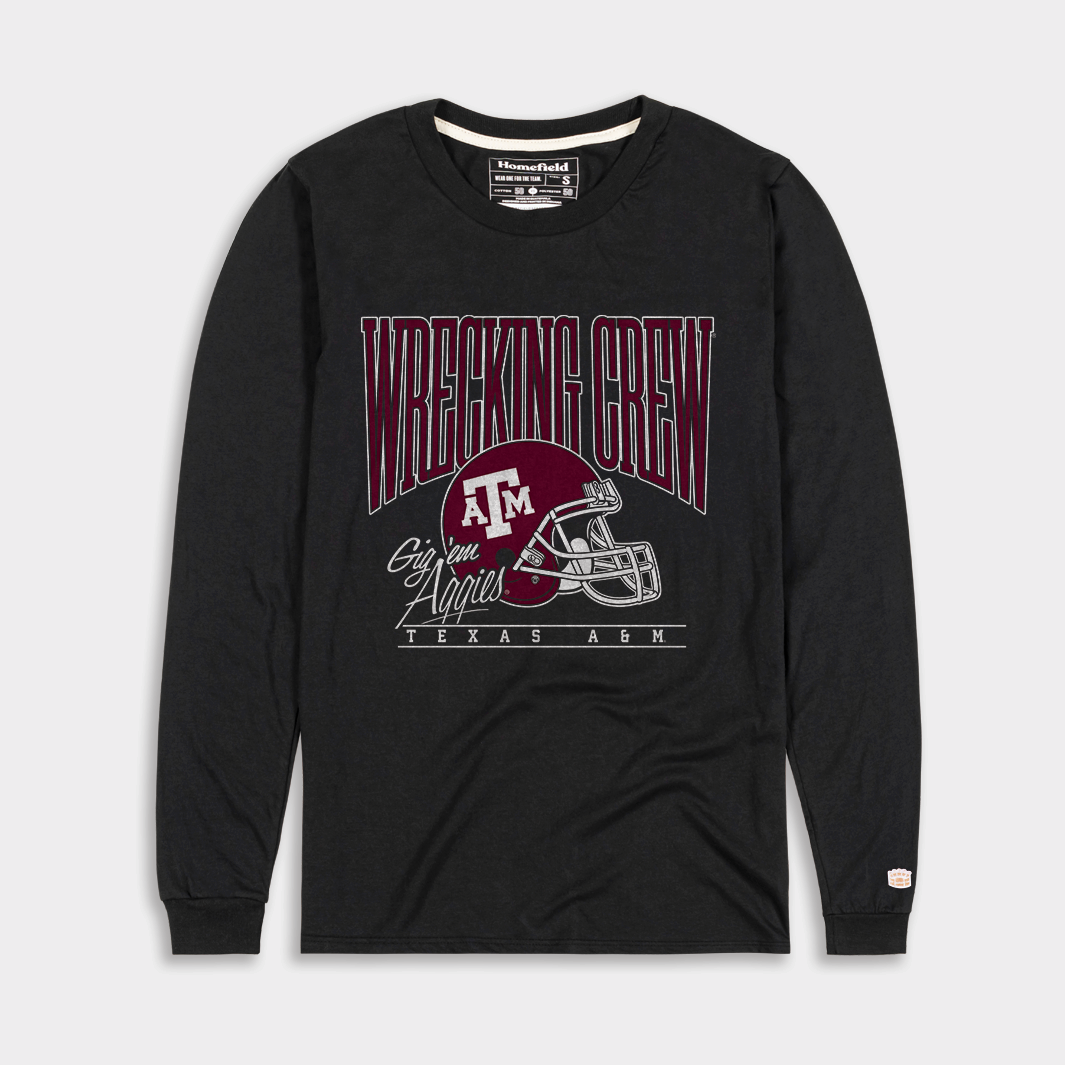 Show Your Aggie Pride with the Texas A&M Football Wrecking Crew Long Sleeve